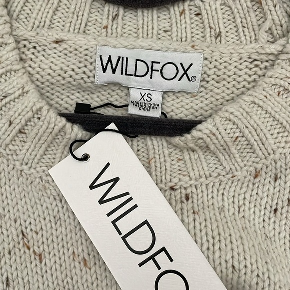 Wildfox dinner party distressed sweater xs - Picture 9 of 10